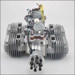 DLA232CC EFI CNC lavorato motore a benzina/motore a benzina 232CC per aereo a Gas a quattro cilindri modello aereo ala fissa UAV